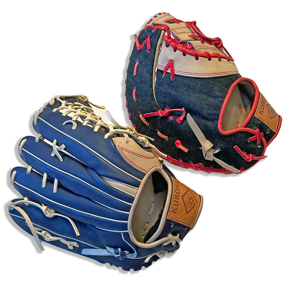 Indigo Denim Handmade Baseball Glove - Kingpins Shop