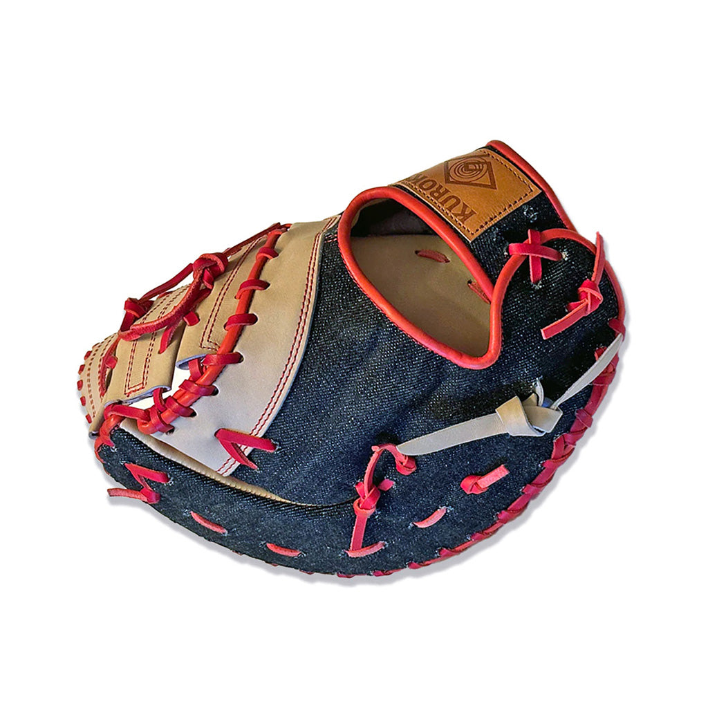 Indigo Denim Handmade Baseball Glove