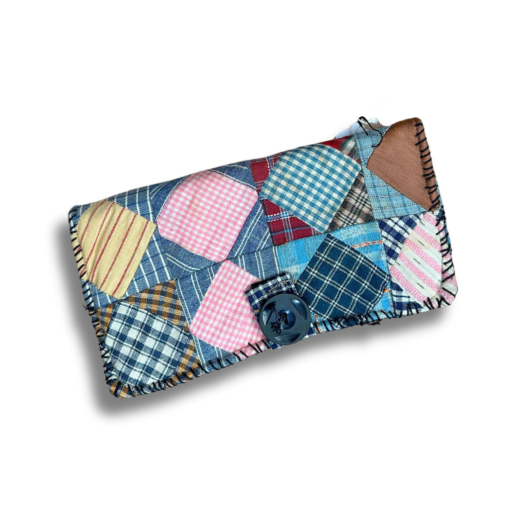 Handmade Quilted Patchwork Wallet - Light