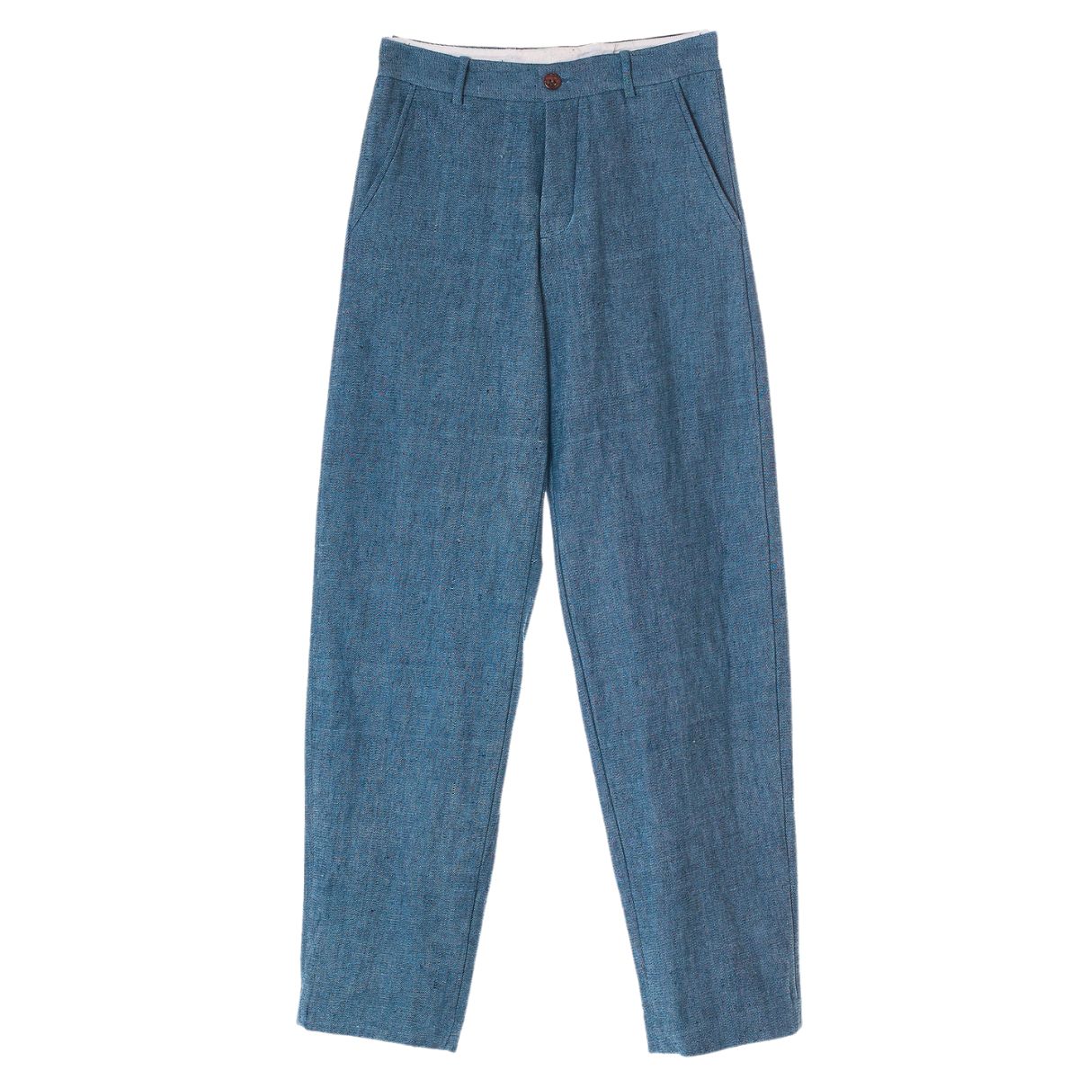 Heirloom Cotton Hand Woven Denim Trousers (Size 32)