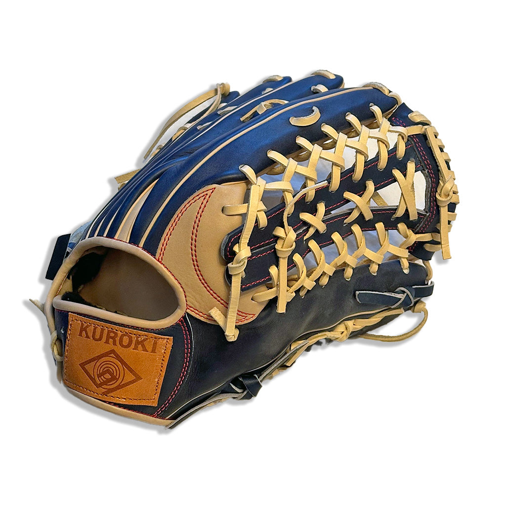 Indigo Leather Handmade Baseball Glove