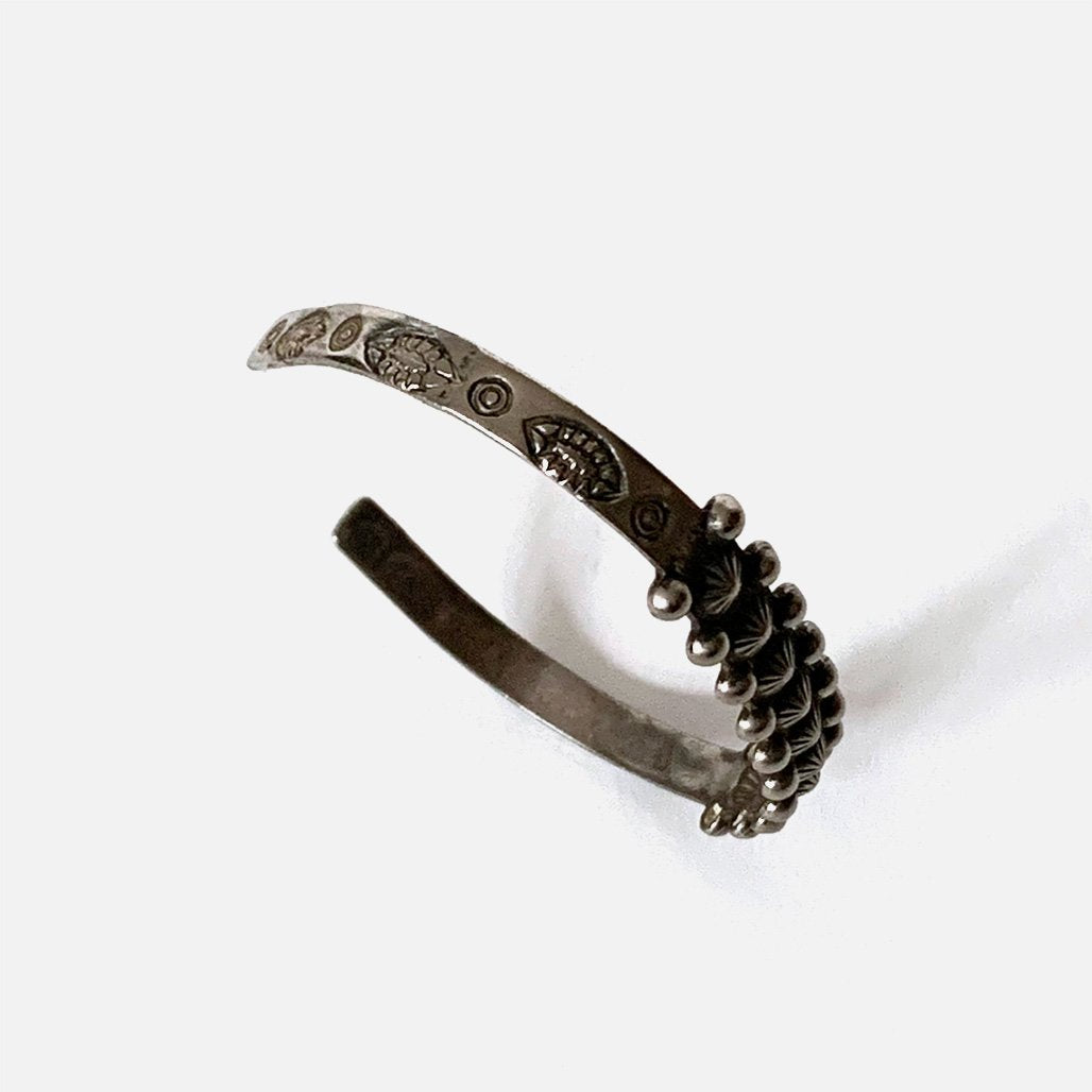 Vintage Sterling “Bump-up” Cuff Bracelet