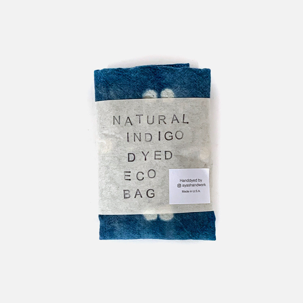 Natural Indigo Hand Dyed Eco Bag