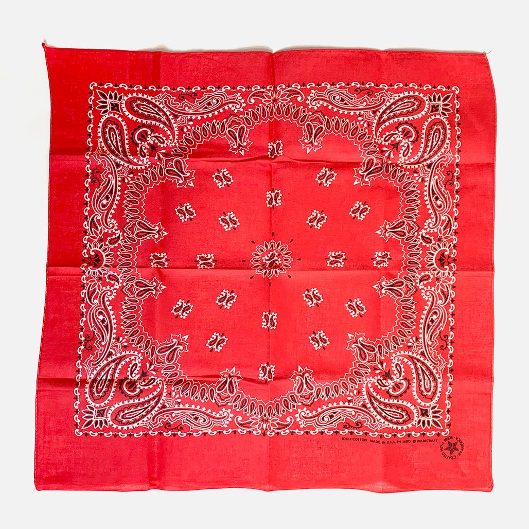 100% Cotton Red Bandana Paisley Design Print on Great Quality of Cotton  Soft Fabric 54/55 Sold by the YD. Ships Worldwide From Los Angeles -   Norway