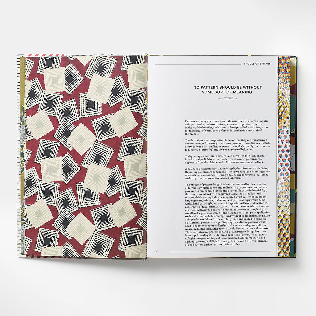 Inside pages of Patterns: Inside the Design Library by Peter Koepke