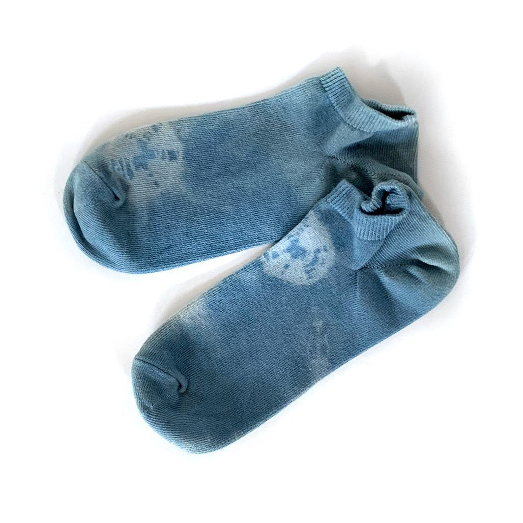 Natural Indigo Hand Dyed Men&#39;s Socks